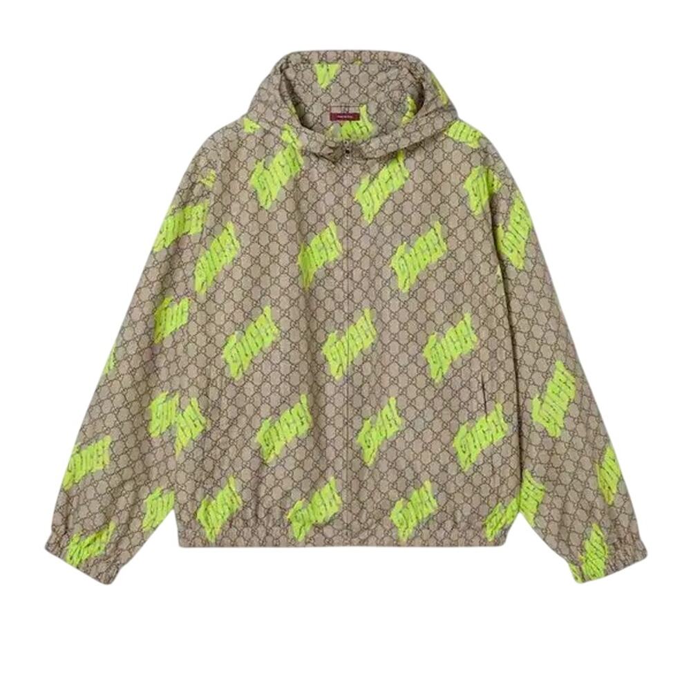 Gucci X ARTIST Xiang Zhang-LIMITEDEDITION Printed Poplin TechZip Jacket NWT L/XL
